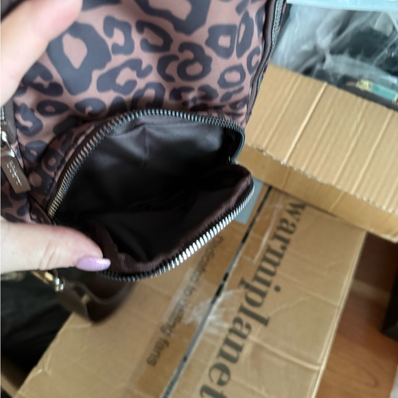 Leopard Print Mini Backpack - Picture 3 of 4